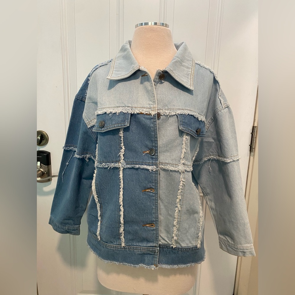 Patchwork Jean Jacket - image 1